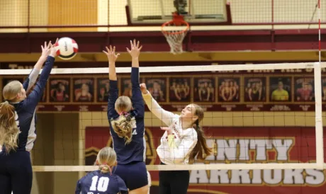 Trinity Christian volleyball falls to Ritchie County in five-set regional thriller